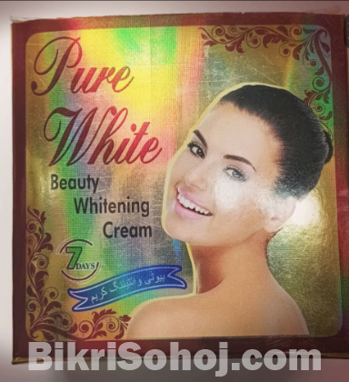 Pure white whitening cream